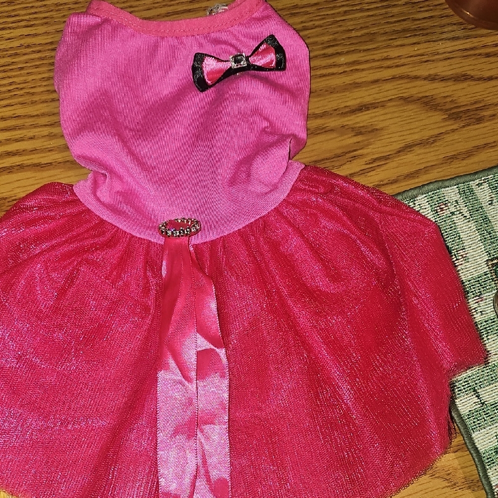 Dog | Hot Pink Dog Dress Size Xsmall